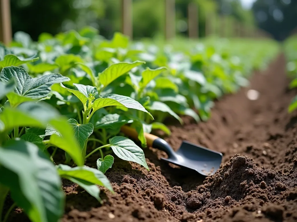 Aliments en F : la liste complète pour cuisiner malin en 2026 Plants de fèves et de flageolets dans un potager