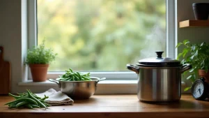 Cuisson des haricots verts à la cocotte minute : le temps exact et la méthode sans rater