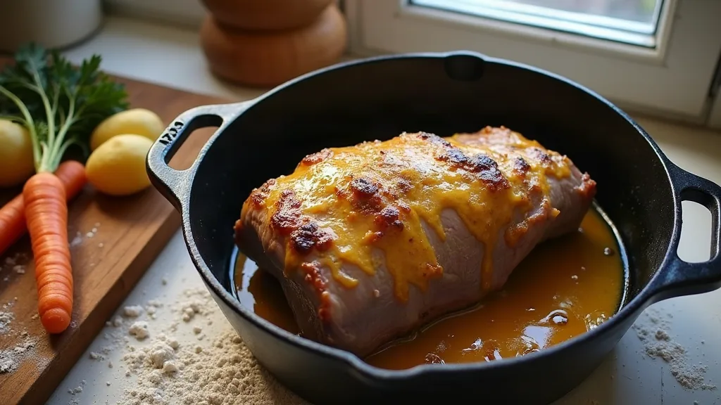 Palette à la diable : quel accompagnement choisir pour un repas réussi ? Préparation d'une palette à la diable et de ses accompagnements en cuisine