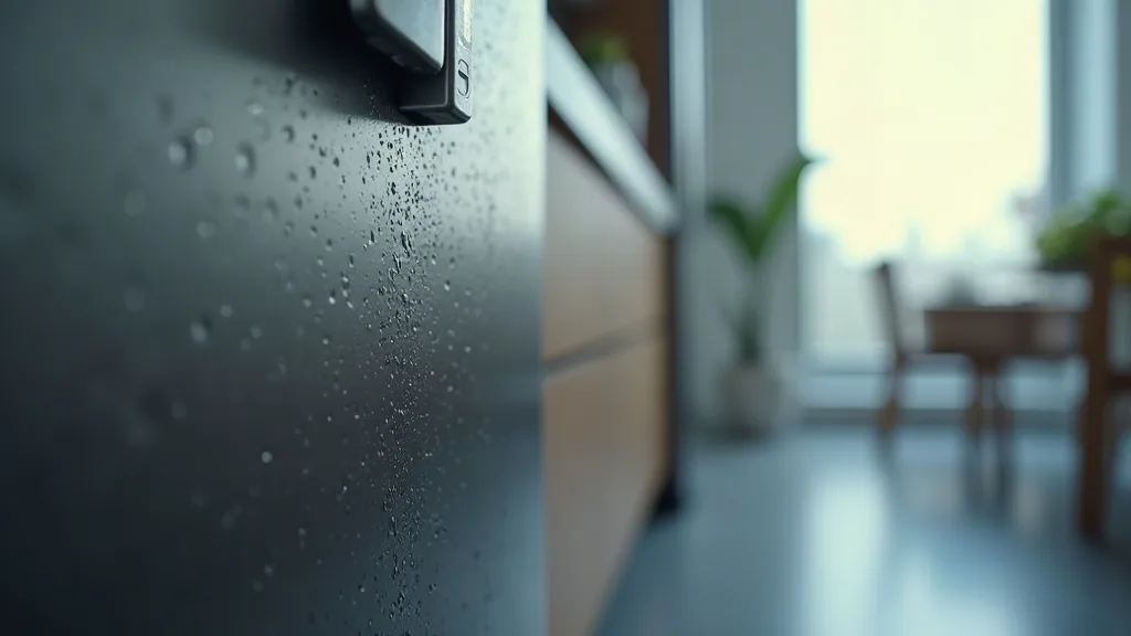 Réinitialiser le distributeur à glaçons Samsung : la méthode qui marche vraiment Distributeur à glaçons d'un réfrigérateur Samsung vu de près dans une cuisine